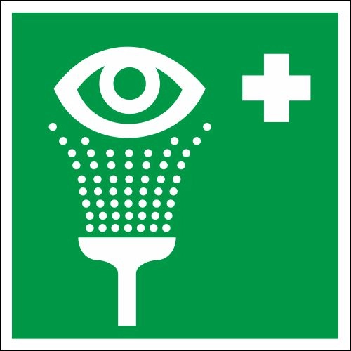 Наклейка ЕС 04 "Пункт обработки глаз" арт. ПЭ-0242