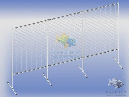 Стенд мобильный с решеткой арт. ШК-3321