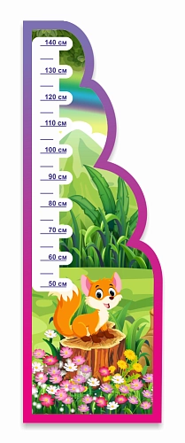 Стенд "Ростомер лисенок", резной арт. ДС-04228