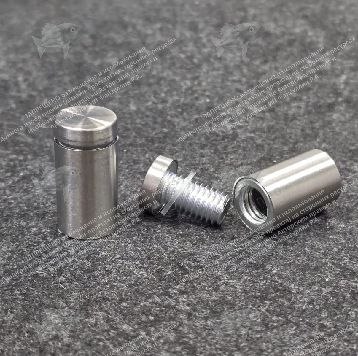 Дистанционный держатель 16х25 мм, арт. КМ-02