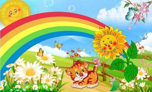 Баннер "Кошка с мышкой" арт. БН-1443