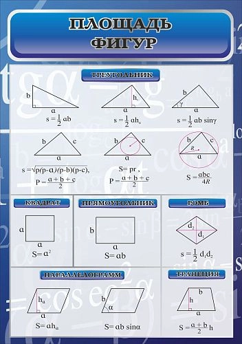 Стенд "Площадь фигур" арт. ШК-1354
