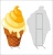 Ростовая фигура "Мороженое" напольная арт. РФ-0102
