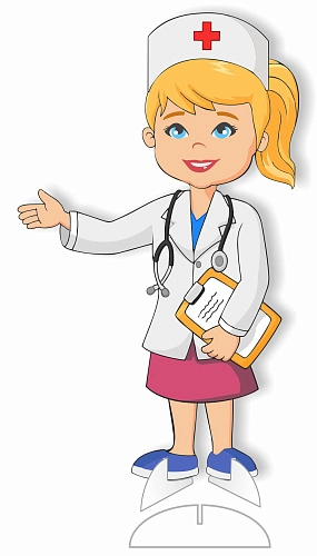 Ростовая фигура "Врач" напольная арт. РФ-0128