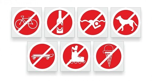 Пиктограммы в торговых помещениях арт. М-0405