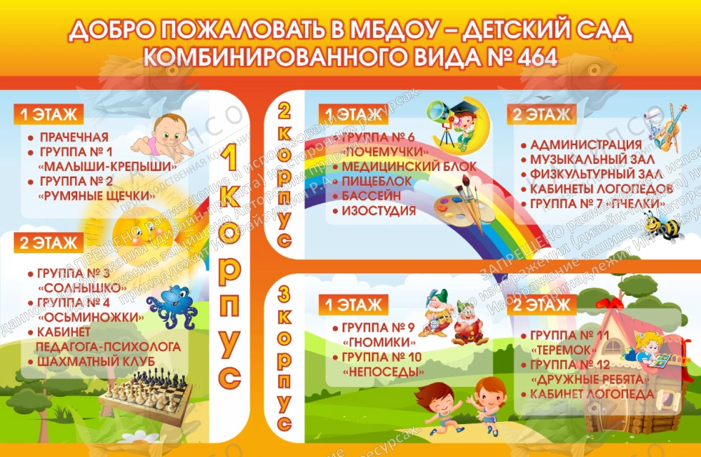 Стенд "Навигация". Дизайн по вашим материалам арт. ДДС-08205