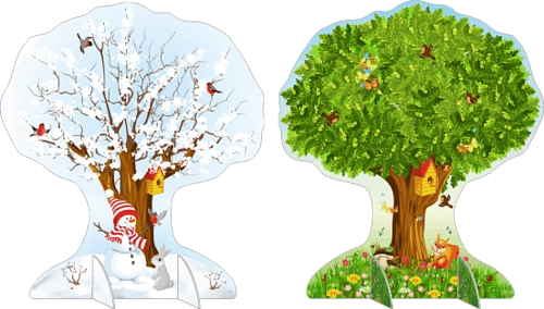 Ростовая фигура "Дерево" двухстороннее арт. РФ-0154