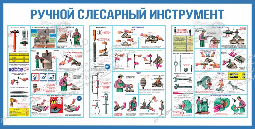 Стенд "Ручной слесарный инструмент" арт. ПО-0036