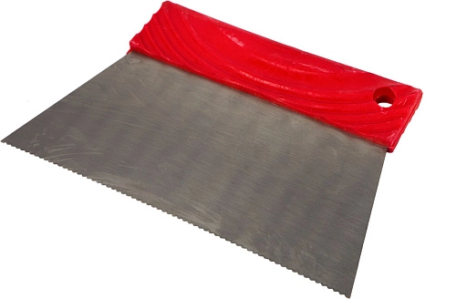 Шпатель зубчатый А2 для клея напольного арт. ЛМ 15087997