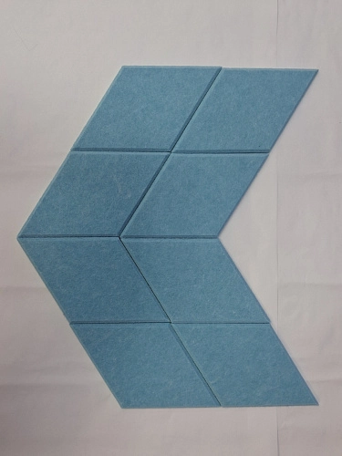 Комплект резных стендов из ЭКО-войлока "Ромбы", арт. ШК-4645