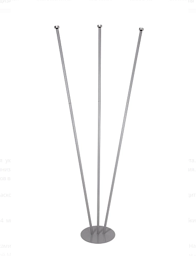 Подставка металлическая с основанием Диск 3 штока 2,25 м, арт. Ф-49