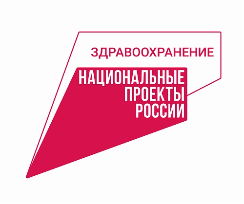 Стенд логотип "Национальные проекты России. Здравоохранение" арт. ШК-4443