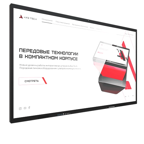 Интерактивная панель Union 86 дюймов. В реестре Минпромторга