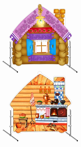 Стенд"Избушка", резной арт. ДС-1511