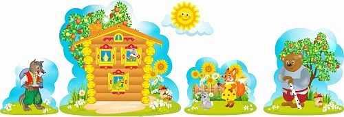 Комплект стендов "Герои сказки Теремок" арт. ДС-1582