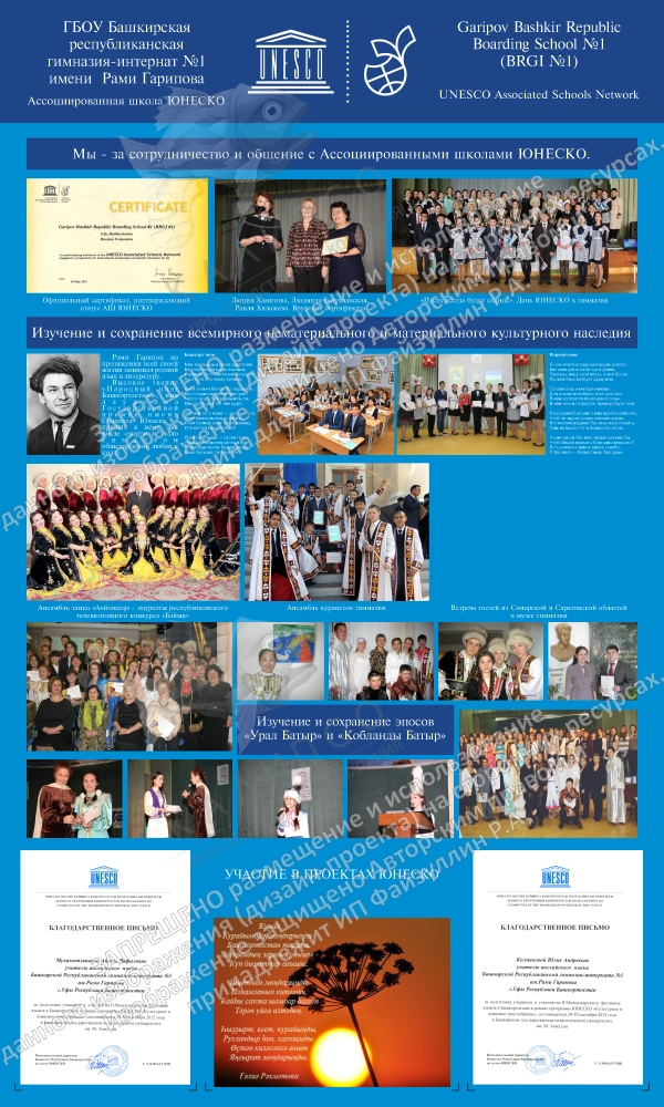 Комплект стендов "Зал Юнеско" арт. М-0111