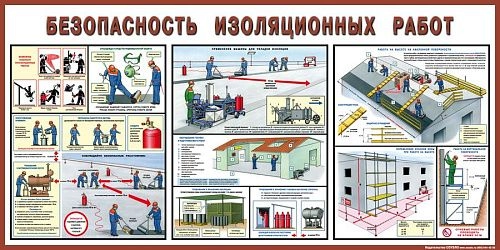 Стенд "Безопасность изоляционных работ" арт. ПО-0020