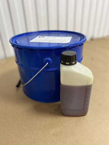 Клей двухкомпонентный, полиуретановый для тактильной плитки и ленты, 11 кг,  арт. КП-1