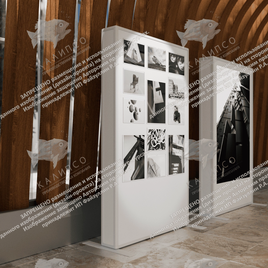 Двухсторонний выставочный стенд № 1, арт. ШК-4518