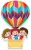 Стенд "Воздушный шар", резной арт. ДС-1523