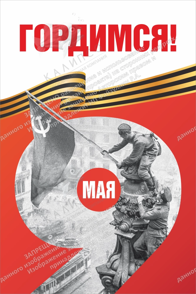 Баннер "Гордимся! № 2", арт. БН-4550