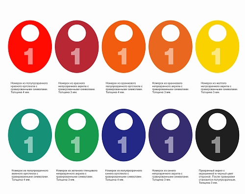 Номерок в гардероб №11 арт. ШК-4054