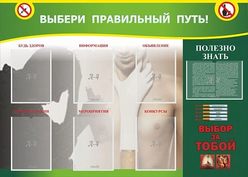 Стенд "Выбери правильный путь!" арт. ШК-2705