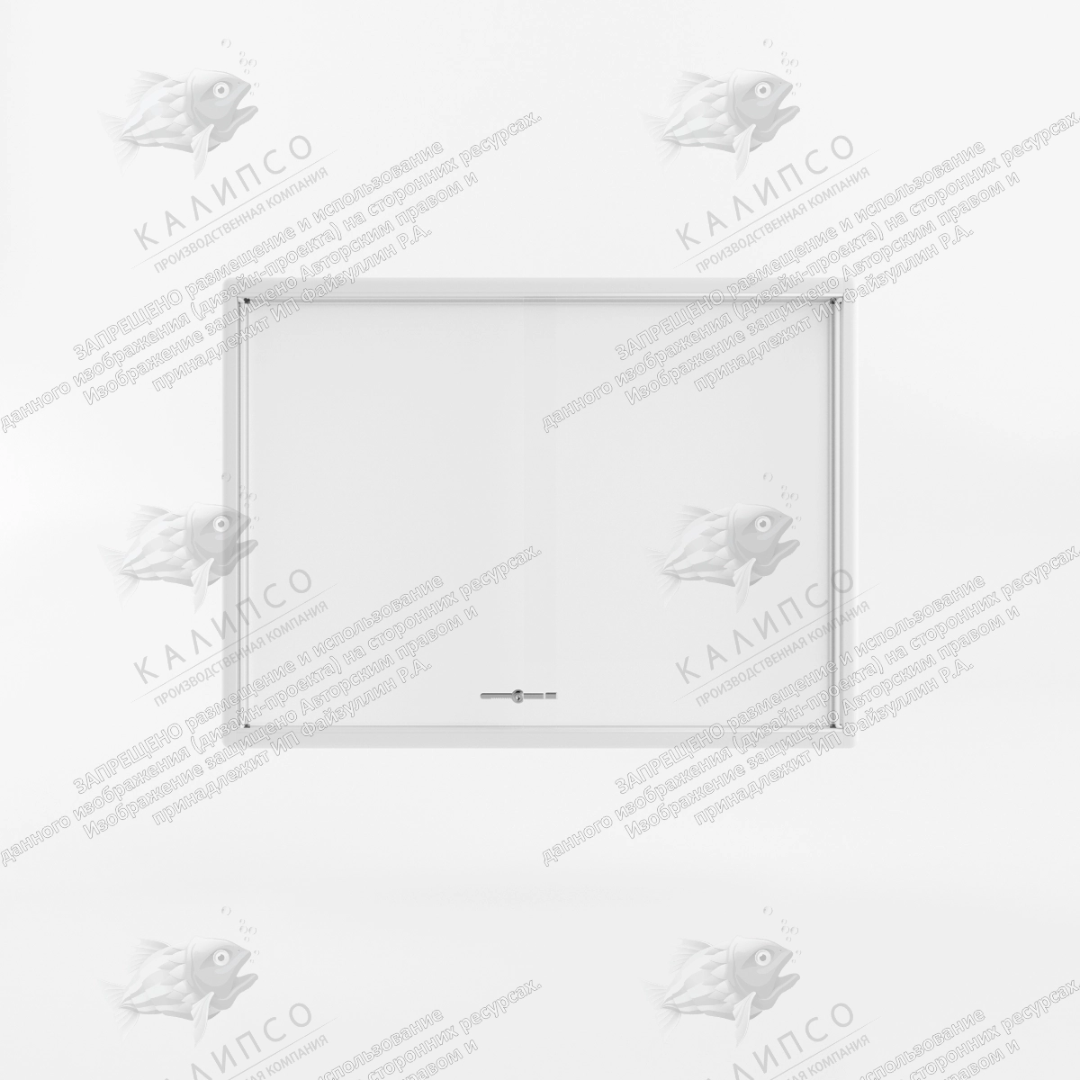 Cтенд-витрина 115х85х15, с защитной бронирующей пленкой, арт. ШК-3703Б