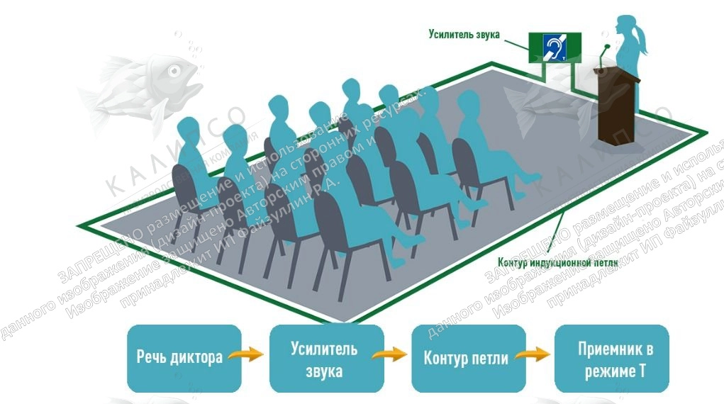 Индукционная стационарная система ИЦР-30.1. Встроенный плеер арт. 00-00001556