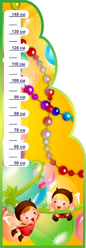 Стенд резной "Ростомер" группа Бусинки арт. ДС-08125