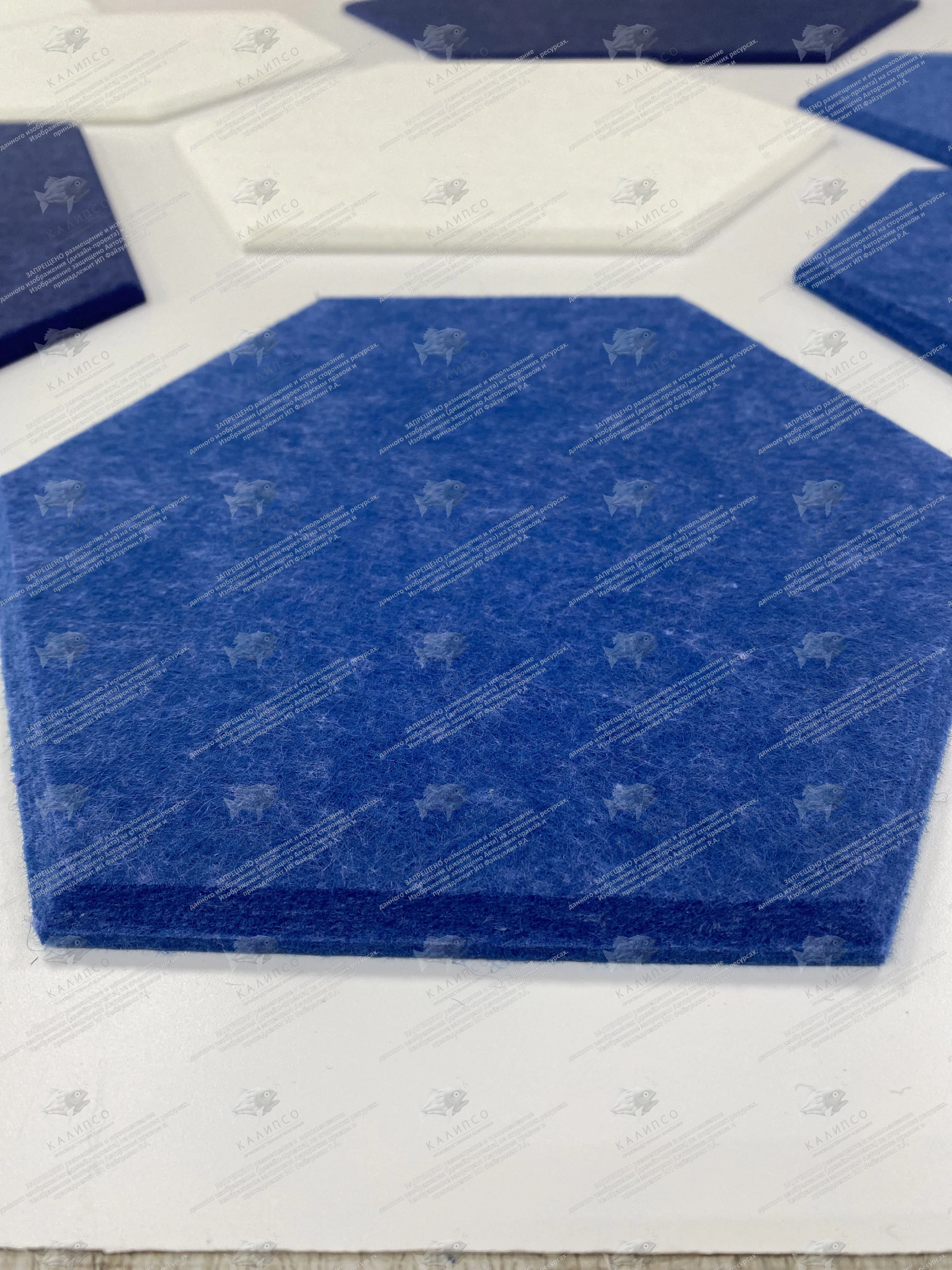 Комплект резных стендов из ЭКО-войлока "Соты", арт. ШК-4575