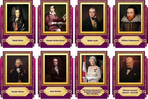Комплект стендов "Портреты великих британцев" арт. ШК-0548