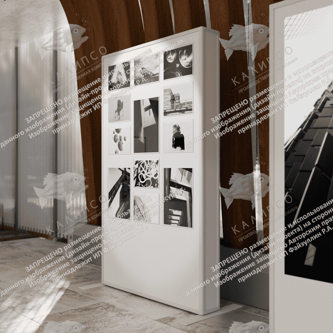 Двухсторонний выставочный стенд № 1, арт. ШК-4518