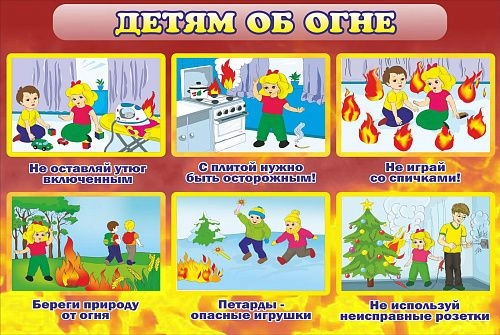 Стенд "Детям об огне" арт. ДС-0160