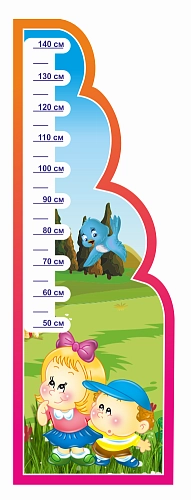 Стенд "Ростомер "Непоседы" , резной арт. ДС-04229