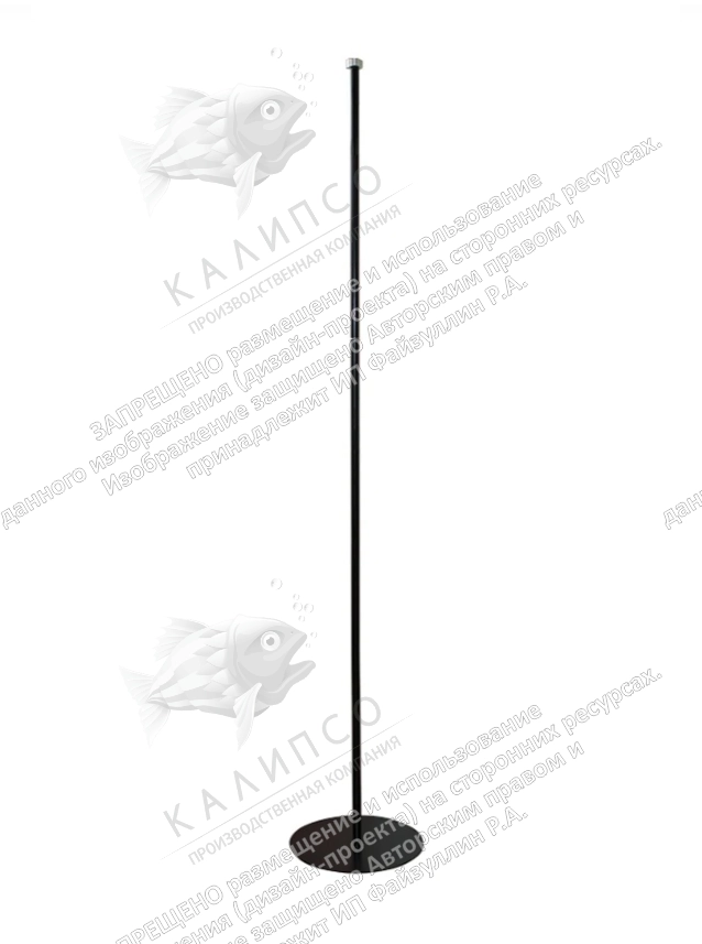 Подставка металлическая с основанием Диск 1 шток 2,25 м, арт. Ф-46