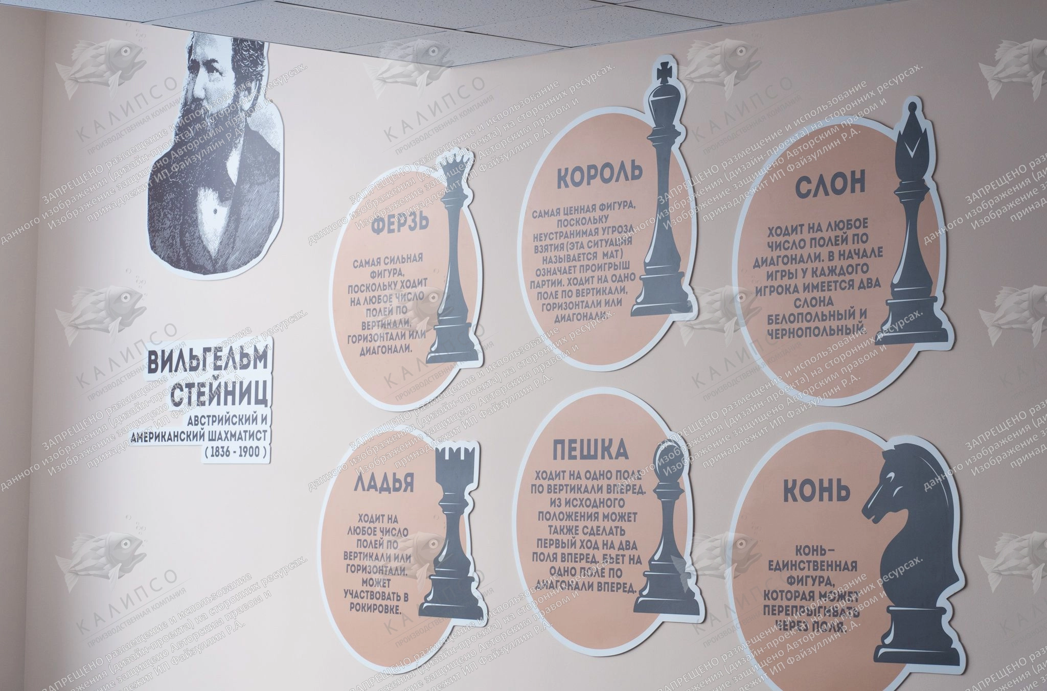 Комплект стендов для шахматной зоны арт. ШК-3959