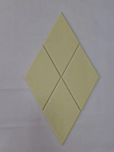 Комплект резных стендов из ЭКО-войлока "Ромбы", арт. ШК-4638