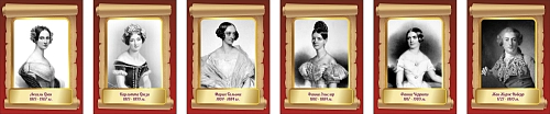 Комплект стендов "Портреты балерин" арт. ШК-3787