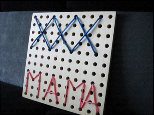 Бизиборд Панель со шнуровкой арт. БЗ-0108