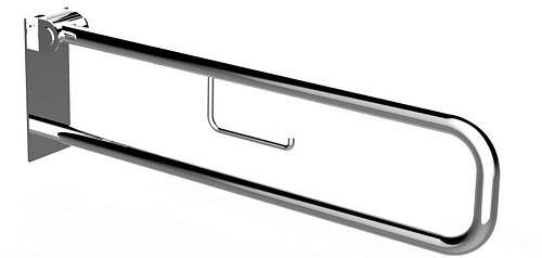 Откидной поручень для унитаза (с держателем для бумаги) арт. 80019-1