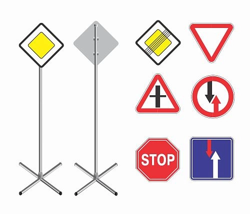 Стенд "Дорожный знак для автогородка" арт. ШК-3349