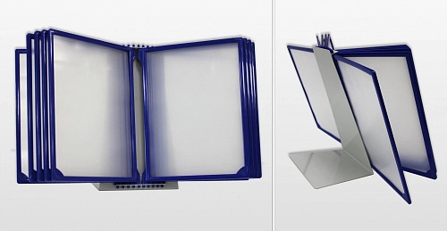 Настольная перекидная система на 10 карманов А4 арт. КР-16