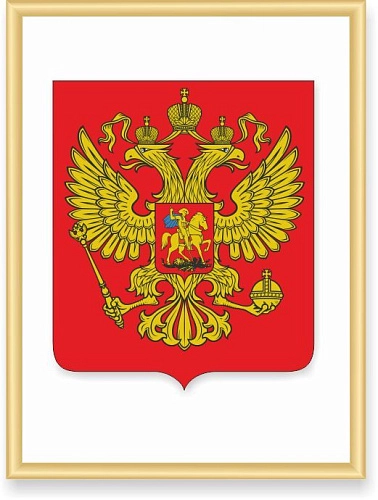 Стенд "Герб Российской Федерации" (рамка "Нельсон") арт. ШК-3909