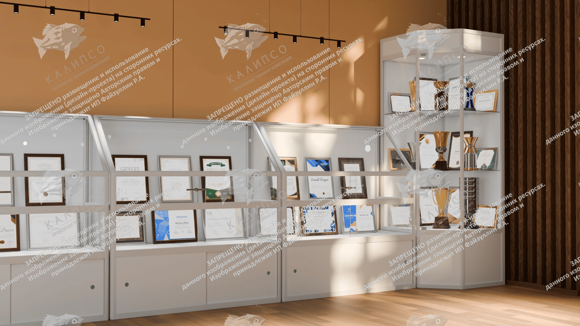 Шкаф-витрина №3 арт. ШК-3702