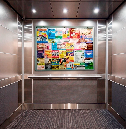 Стенд в лифт антивандальный арт. ЛА-0101
