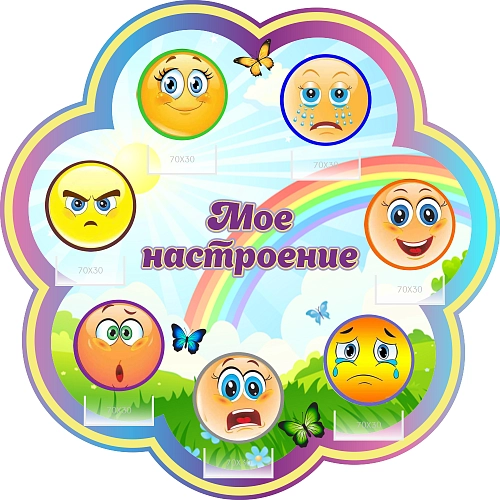 Стенд резной "Мое настроение" арт. ДС-08209