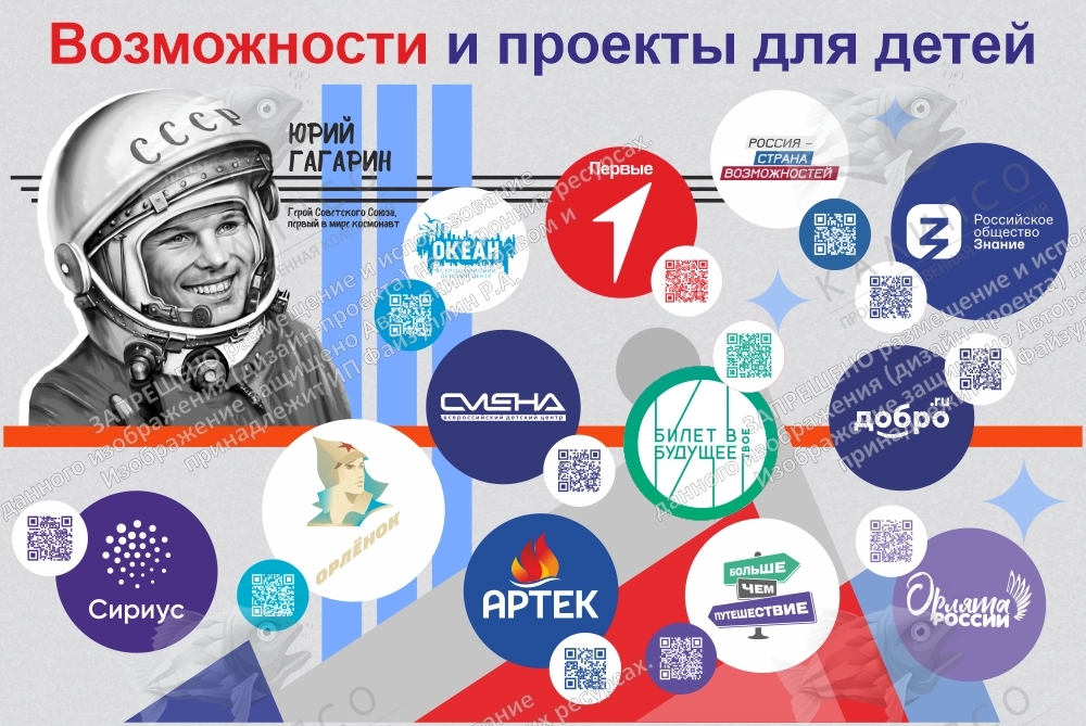 Стенд "Возможности и проекты для детей" арт. ШК-4269