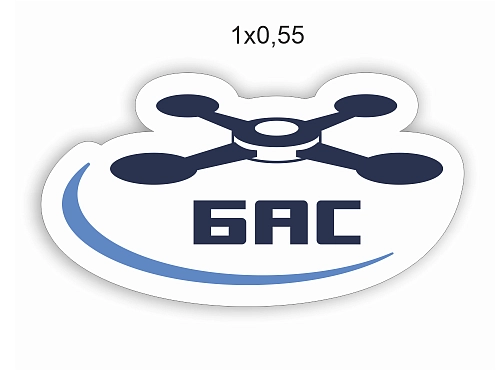 Стенд резной "Логотип БАС" арт. БАС-0110