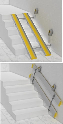 Пандус откидной нескладной арт. 10125-1